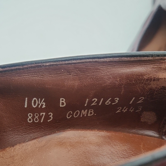 Vintage Allen Edmonds Berwick 8873 Ox Blood 10 1/2 B Tassel Loafer main image 9